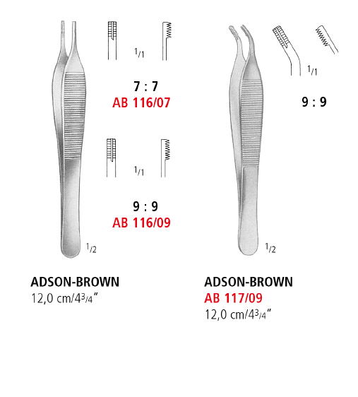 Adson-Brown Tissue Forceps