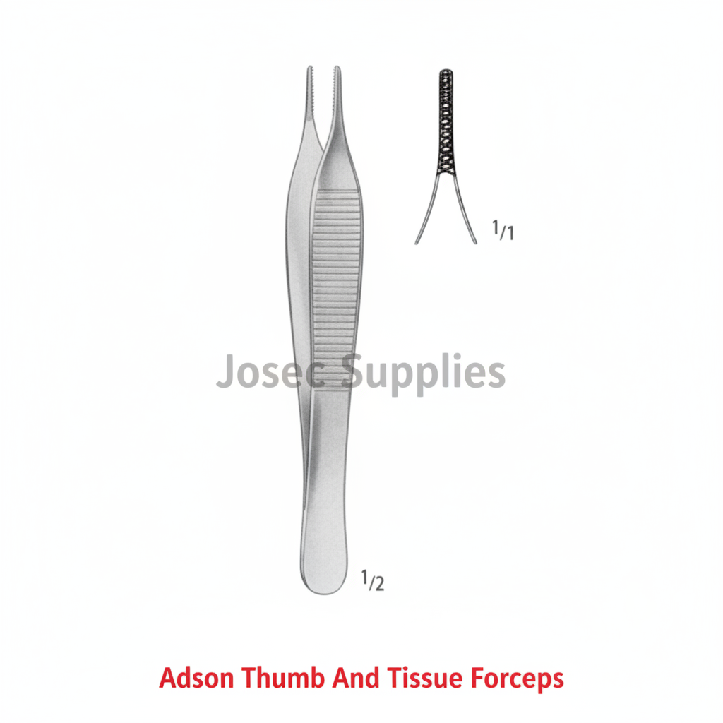 Adson Thumb And Tissue Forceps