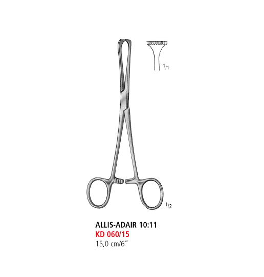 Allis-Adair Tissue Seizing Forceps