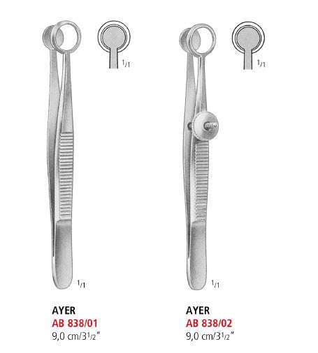 Ayer Chalazion Forceps