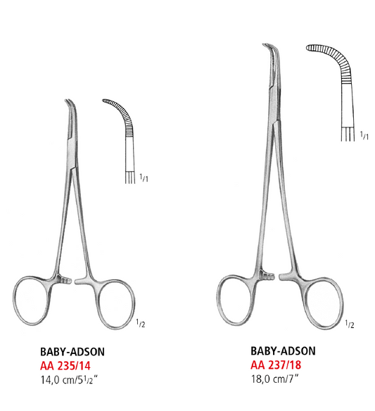 Baby-Adson Artery Forceps