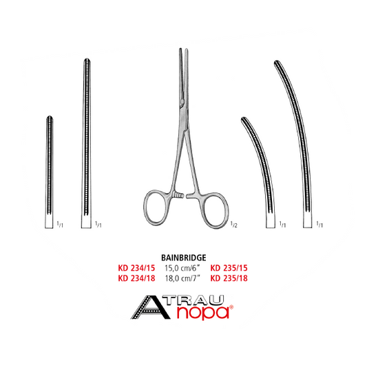 Bainbridge Atraumatic Intestinal Clamp Forceps