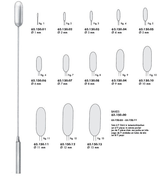 Bakes Gall Stone Probes - Josec Supplies