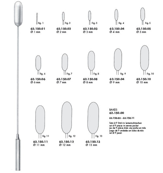 Bakes Gall Stone Probes - Josec Supplies