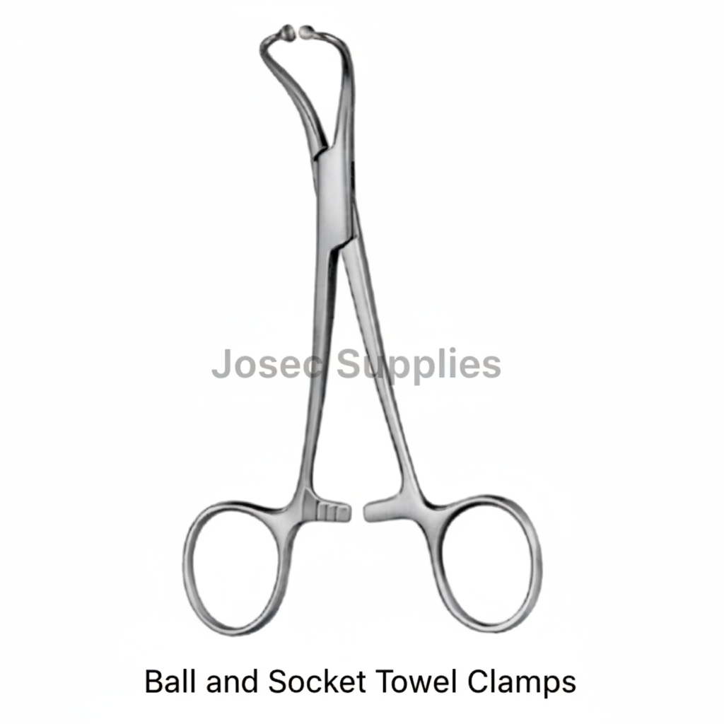 Ball and Socket Towel Clamps