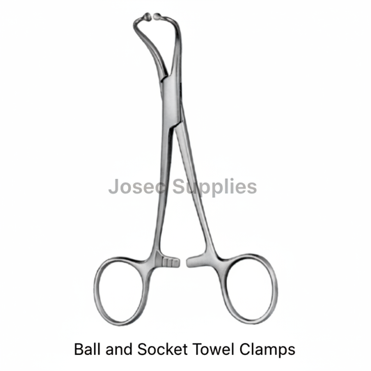 Ball and Socket Towel Clamps