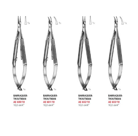 Barraquer-Troutman Micro Needle Holder