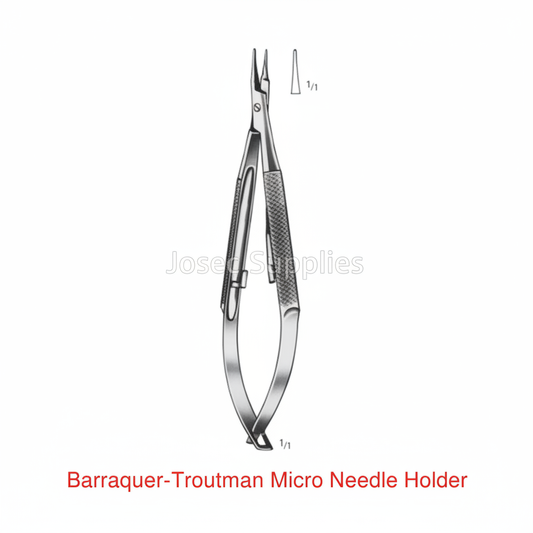 Barraquer-Troutman Micro Needle Holder