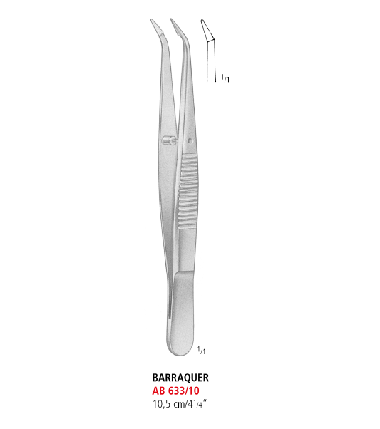 Barraquer Cilia Forceps