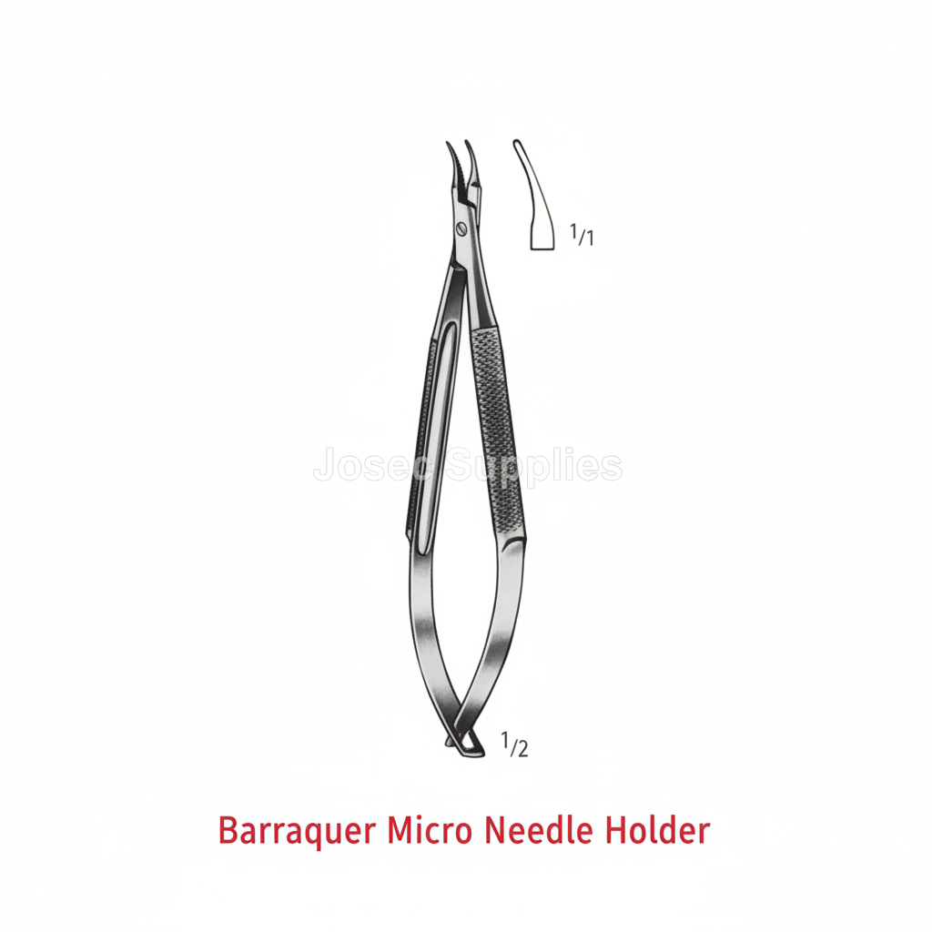 Barraquer Micro Needle Holder