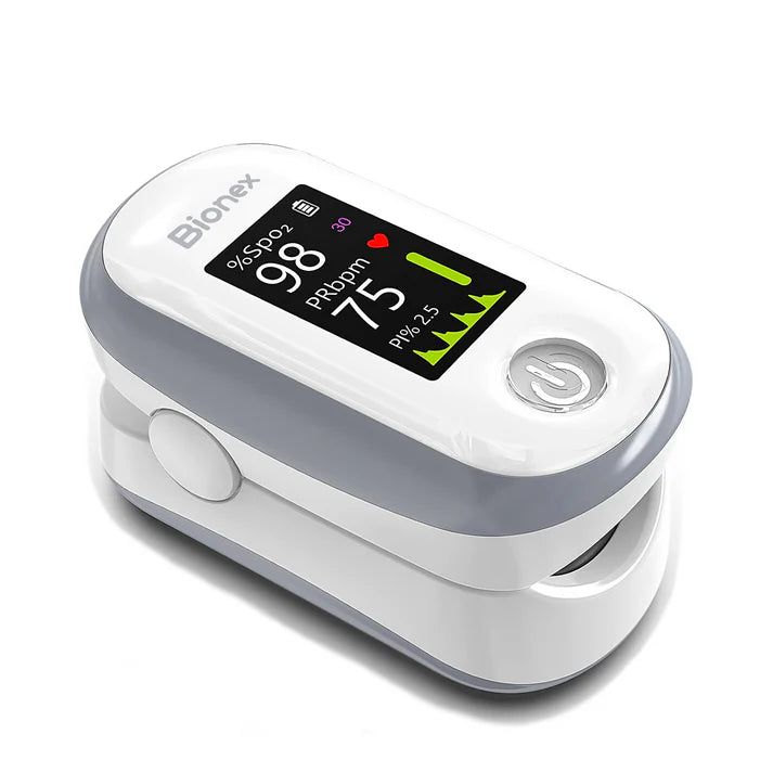 Bionex Fingertip Pulse Oximeter with 20-Reading Memory