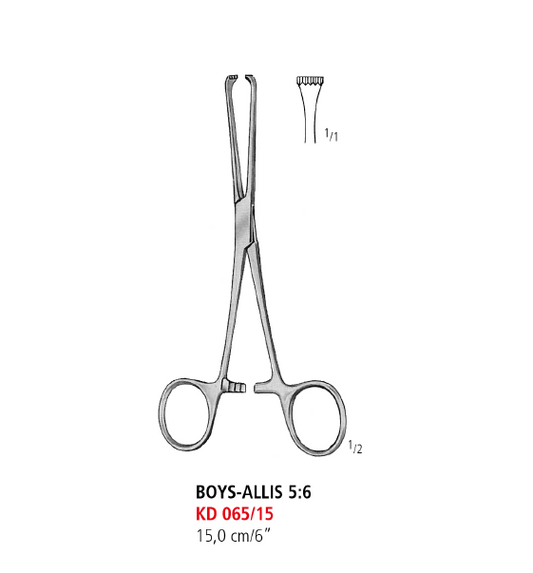Boys-Allis Intestinal Forceps