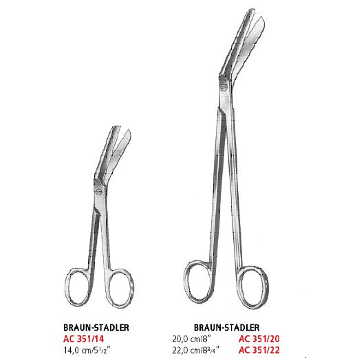 Braun-Stadler Episiotomy Scissors