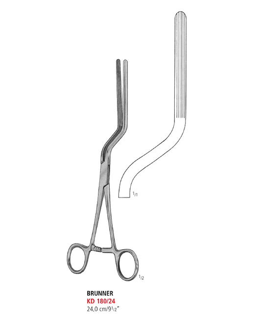 Brunner Intestinal Clamp Forceps