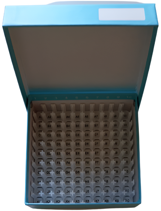 Cardboard Cryo Box With Plastic Divider2mlx100