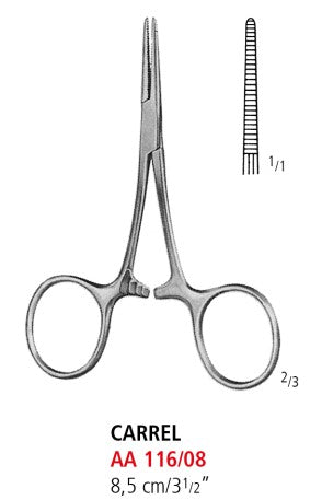 Carrel Haemostatic Forceps