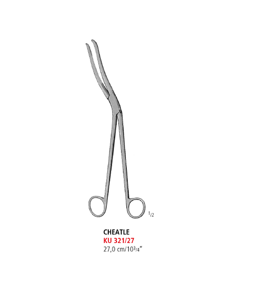 Cheatle Sterilizing Forceps