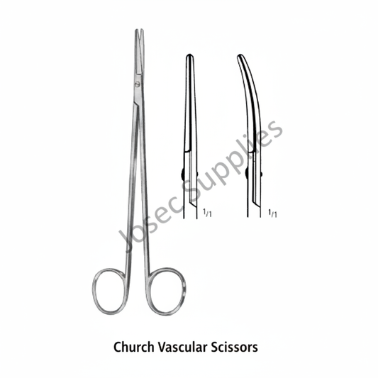 Church Vascular Scissors