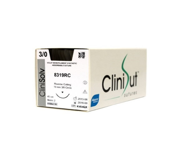 Poly P-Dioxanone Monofilament Synthetic Violet Absorbable Sutures - CliniSolv