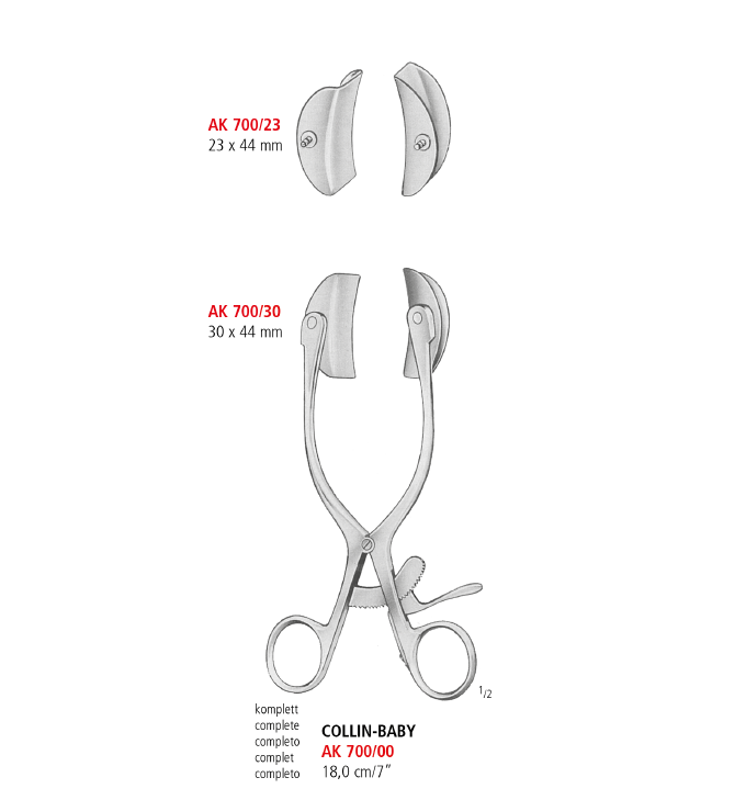 Collin-Baby Abdominal Retractor
