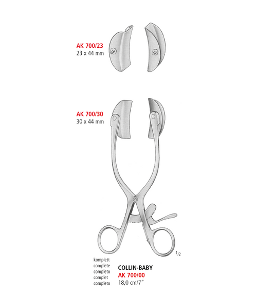 Collin-Baby Abdominal Retractor