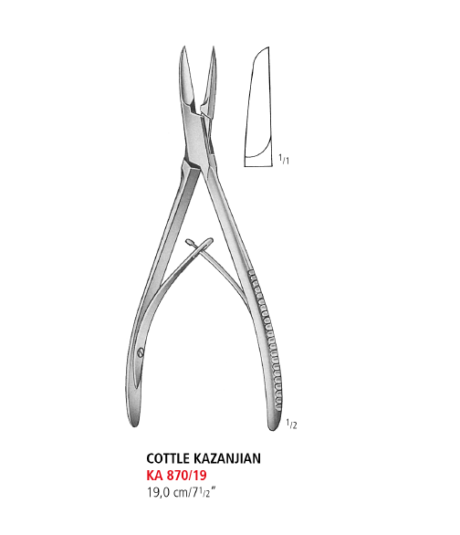 Cottle-Kazanjian Bone Cutting Forceps