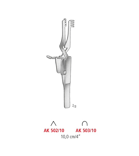 Cross Action Self-Retaining Retractor