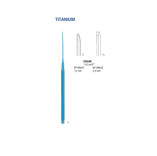 Culler Iris Spatula - Titanium