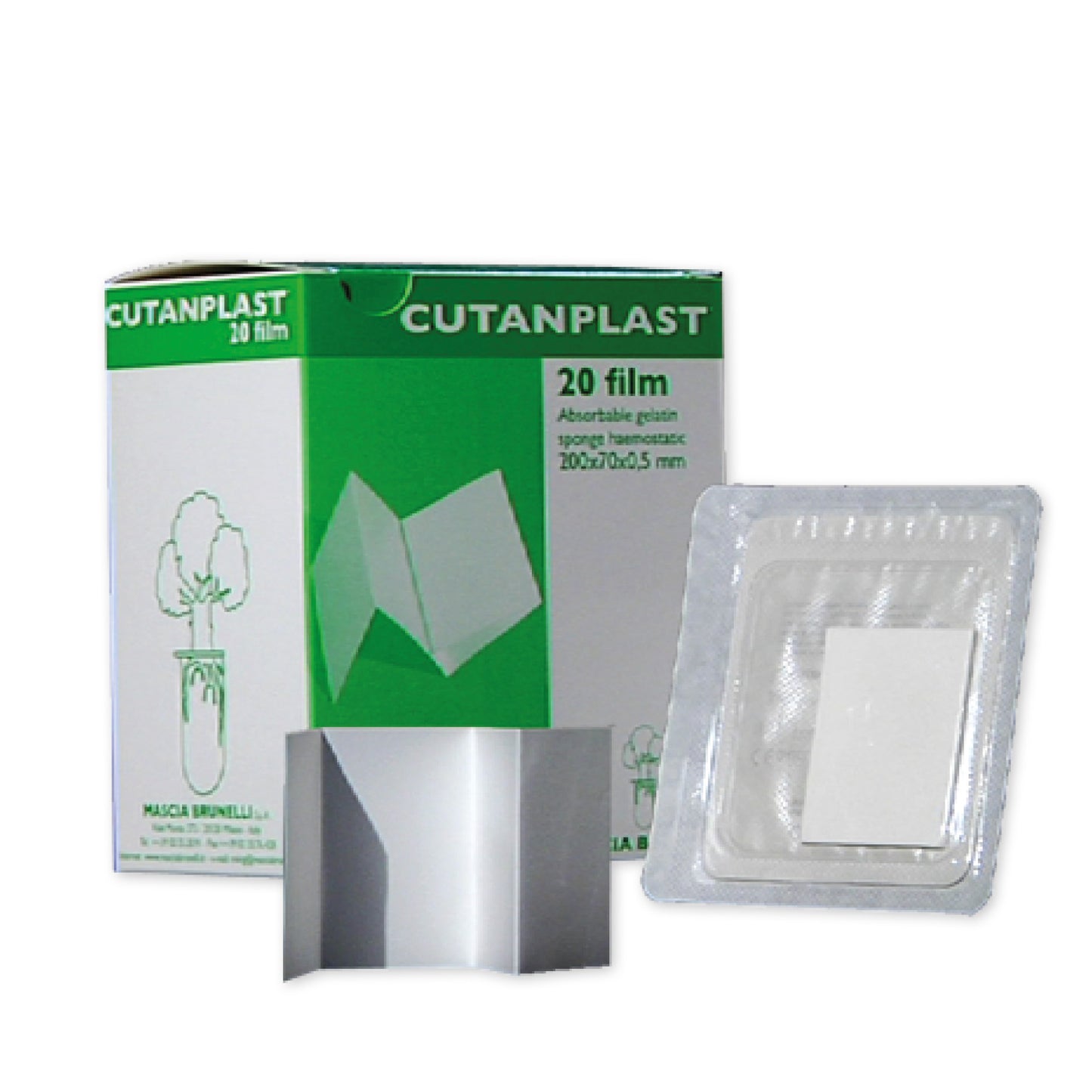 Cutanplast® Film Haemostatic Gelatin Sponge