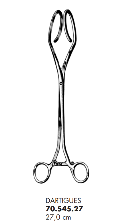 Dartigues Uterine Elevator Forceps