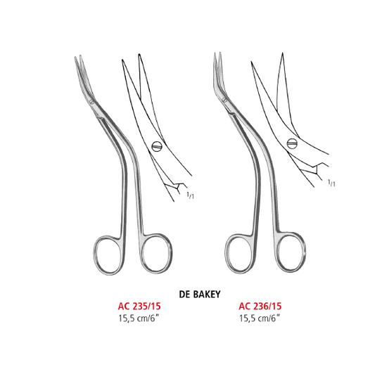 DeBakey S-curved Artery Scissors
