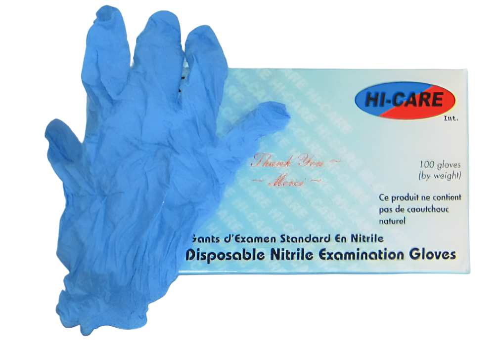 Disposable Nitrile Examination Gloves (10 Boxes x 100's)