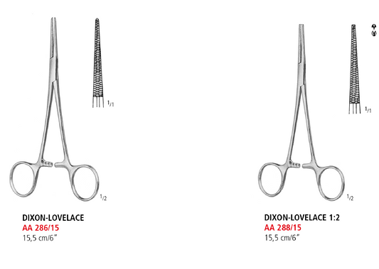Dixon-Lovelace Artery Forceps