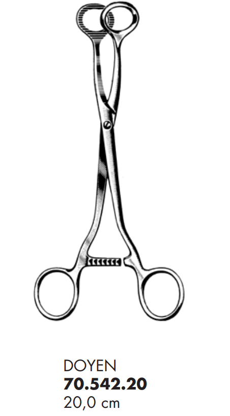 Doyen Uterine Polyps Forceps