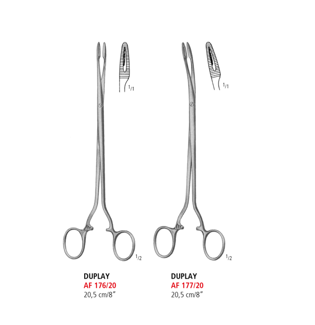 Duplay Dressing Forceps