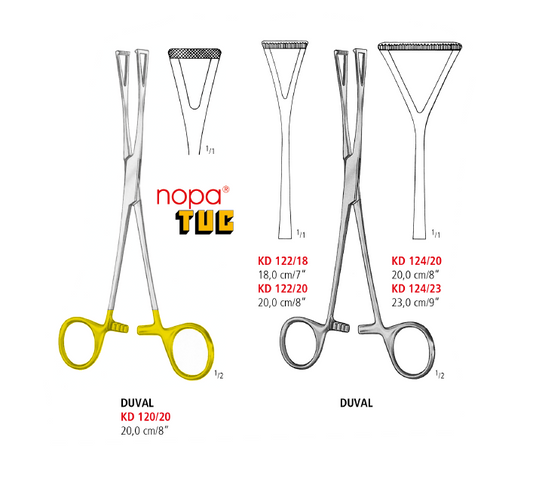 Duval Intestinal Forceps