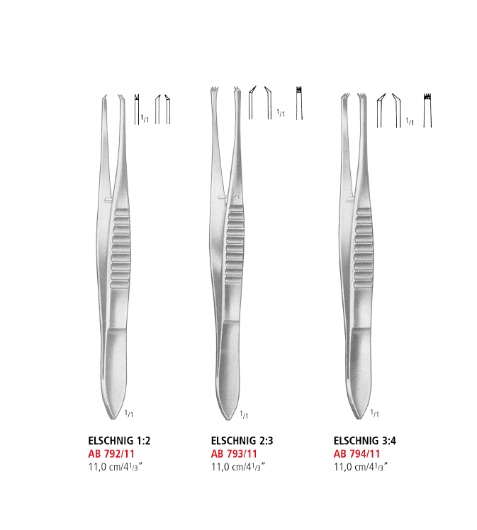 Elschnig Fixation Forceps