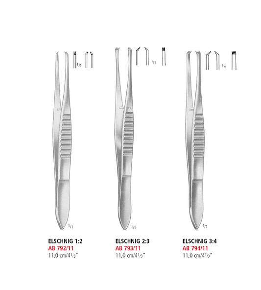 Elschnig Fixation Forceps
