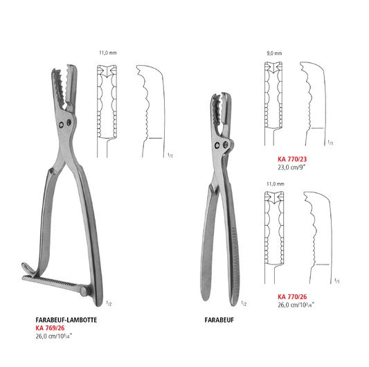Farabeuf Bone Holding Forceps