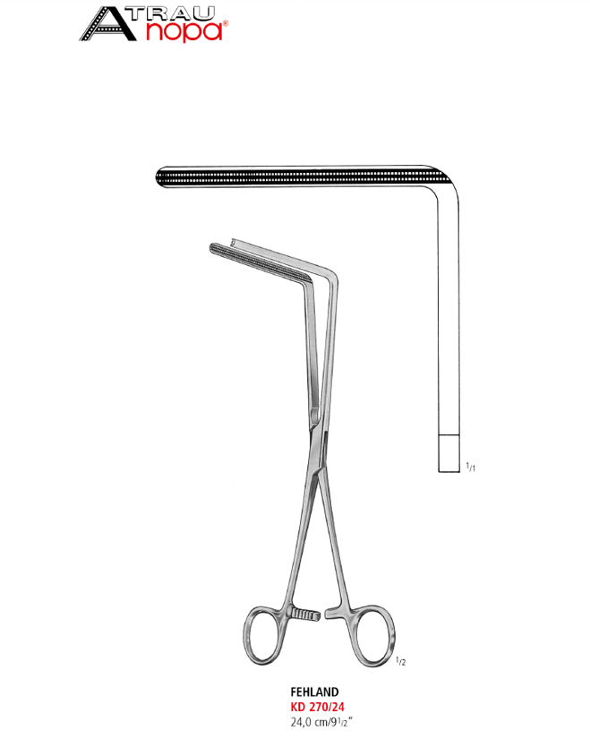 Fehland Atraumatic Rectal Clamp