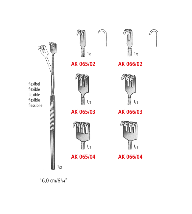 Flexible Skin Hook Retractor