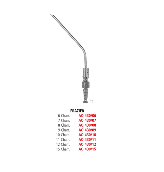Frazier Suction Tube