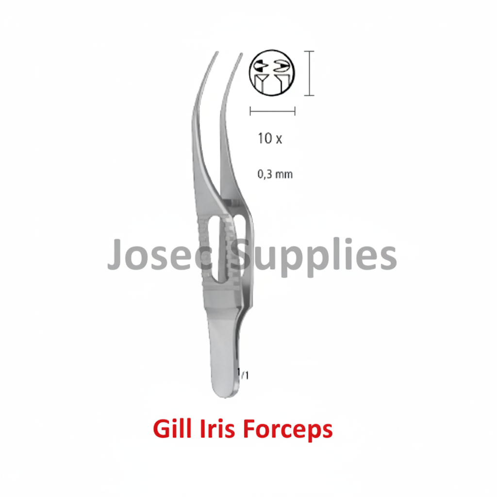 Gill Iris Forceps