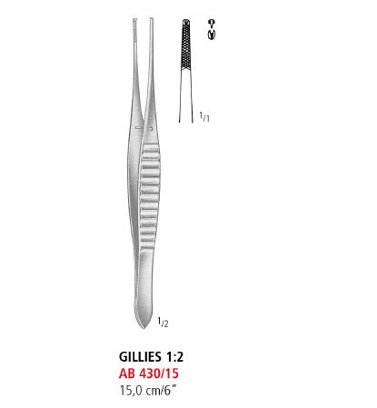 Gillies Tissue Forceps