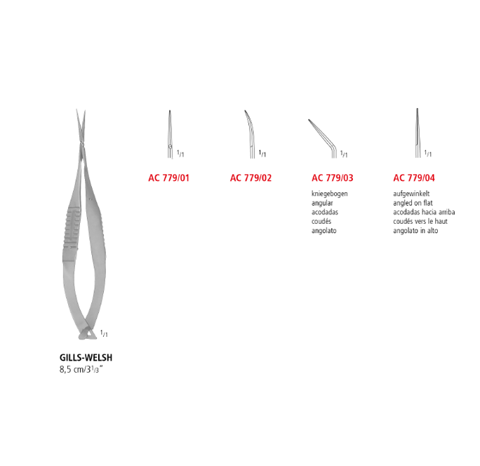 Gills-Welsh Capsulotomy Scissors