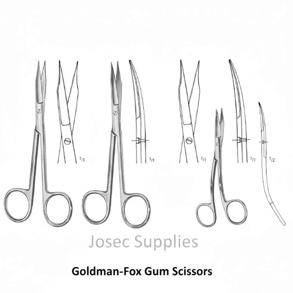 Goldman-Fox Gum Scissors