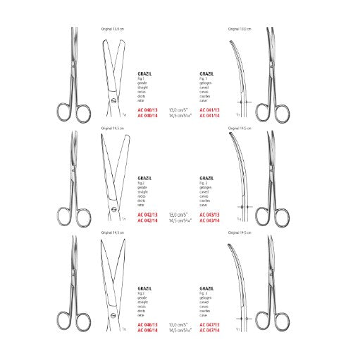 Grazil Operating Scissors