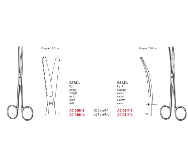 Grazil Operating Scissors