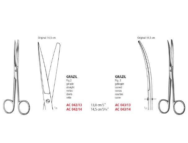 Grazil Operating Scissors
