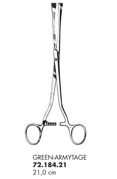 Green Armytage Uterus Hemostatic Forceps